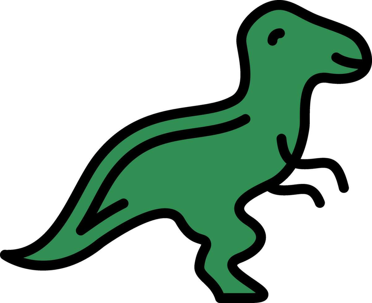 Dinosaur Vector Icon Design