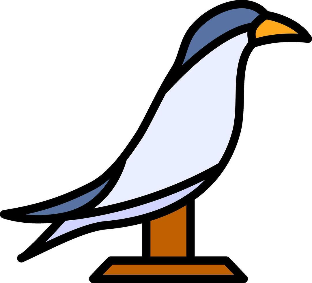 ártico golondrina de mar en vuelo vector icono diseño