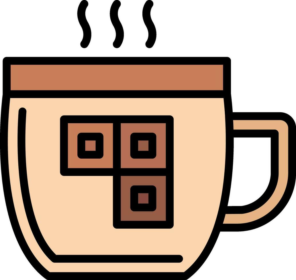 Hot cocoa Vector Icon Design