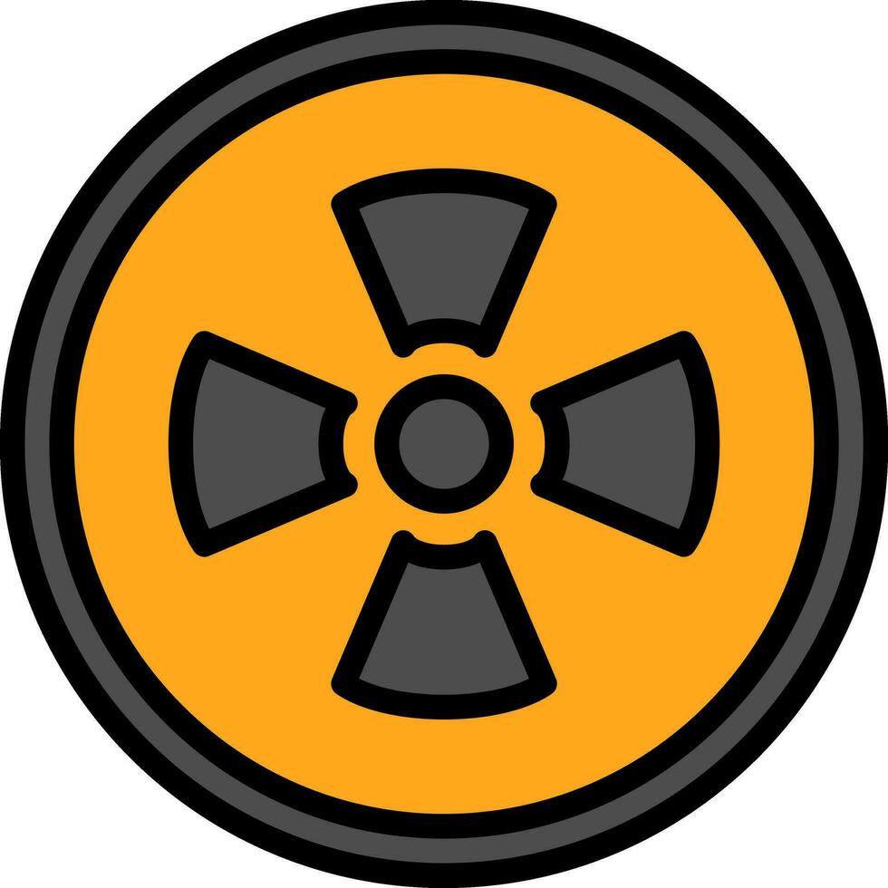 Radioactive Vector Icon Design