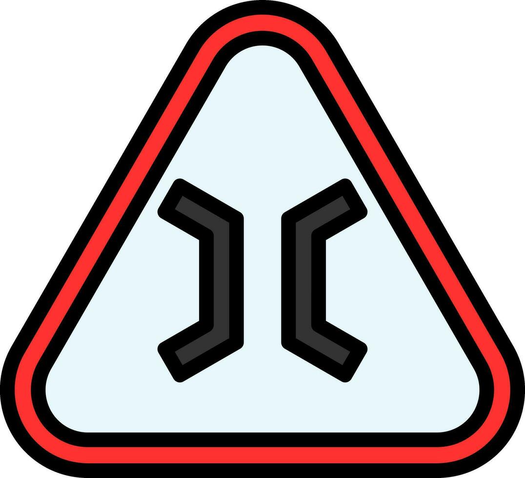 Narrow Bridge Vector Icon Design