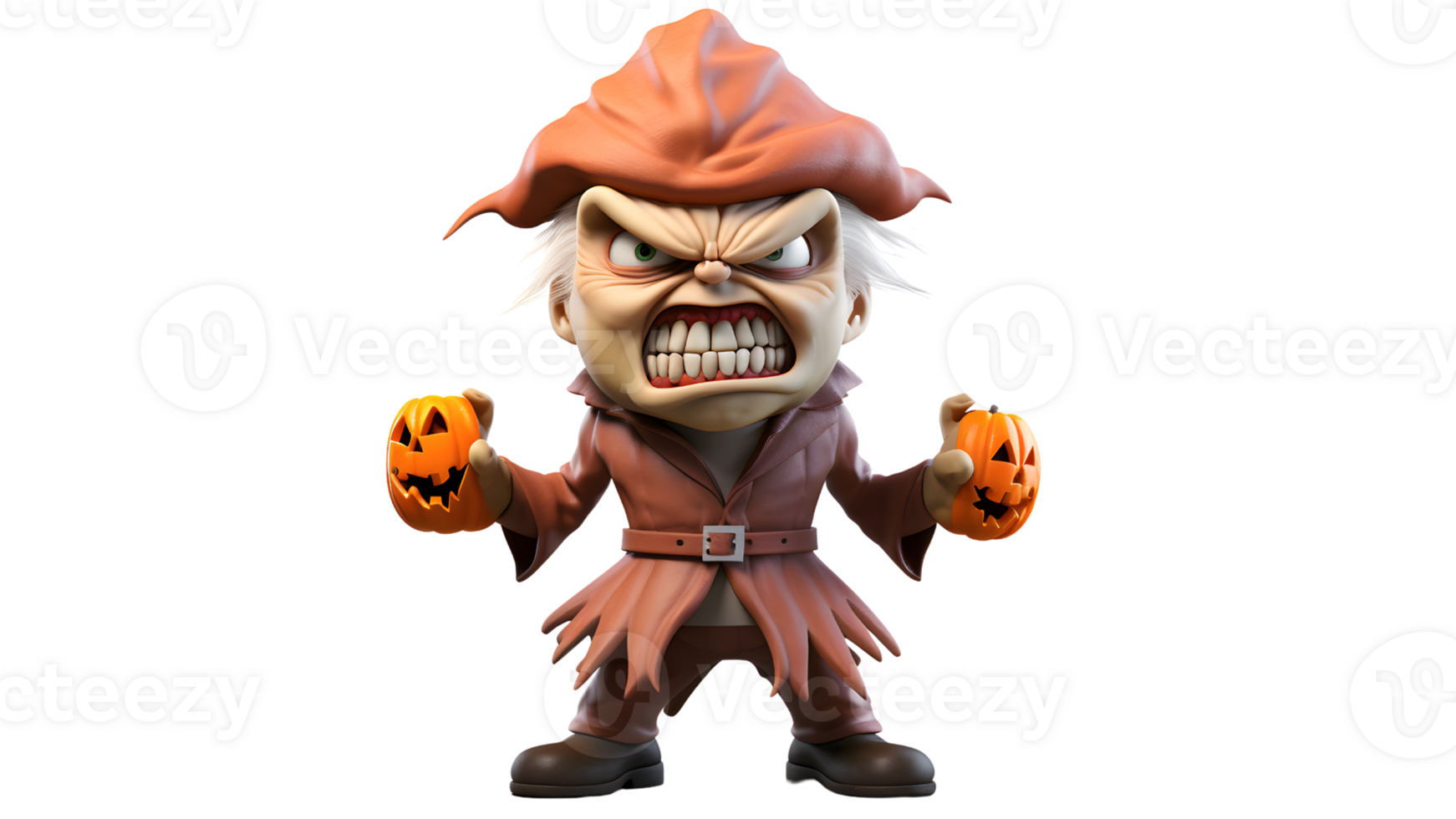 halloween png image horror cartoon character ai generative