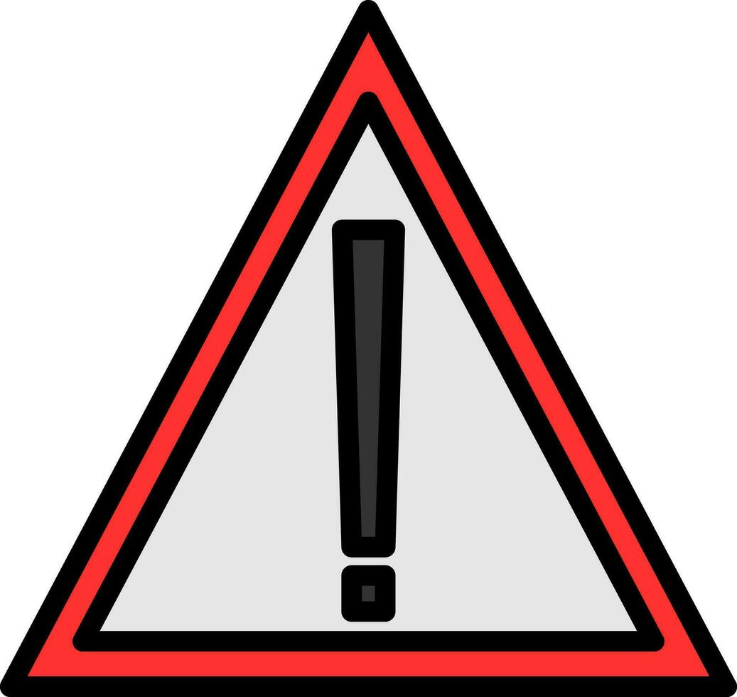 Alert Vector Icon Design