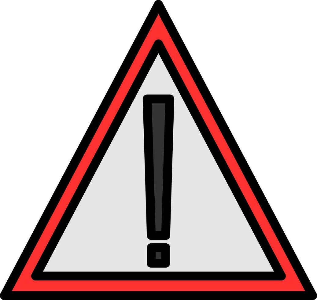 Alert Vector Icon Design