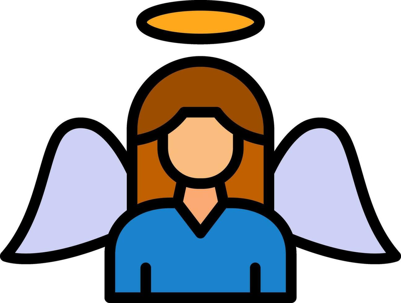 ángel vector icono diseño