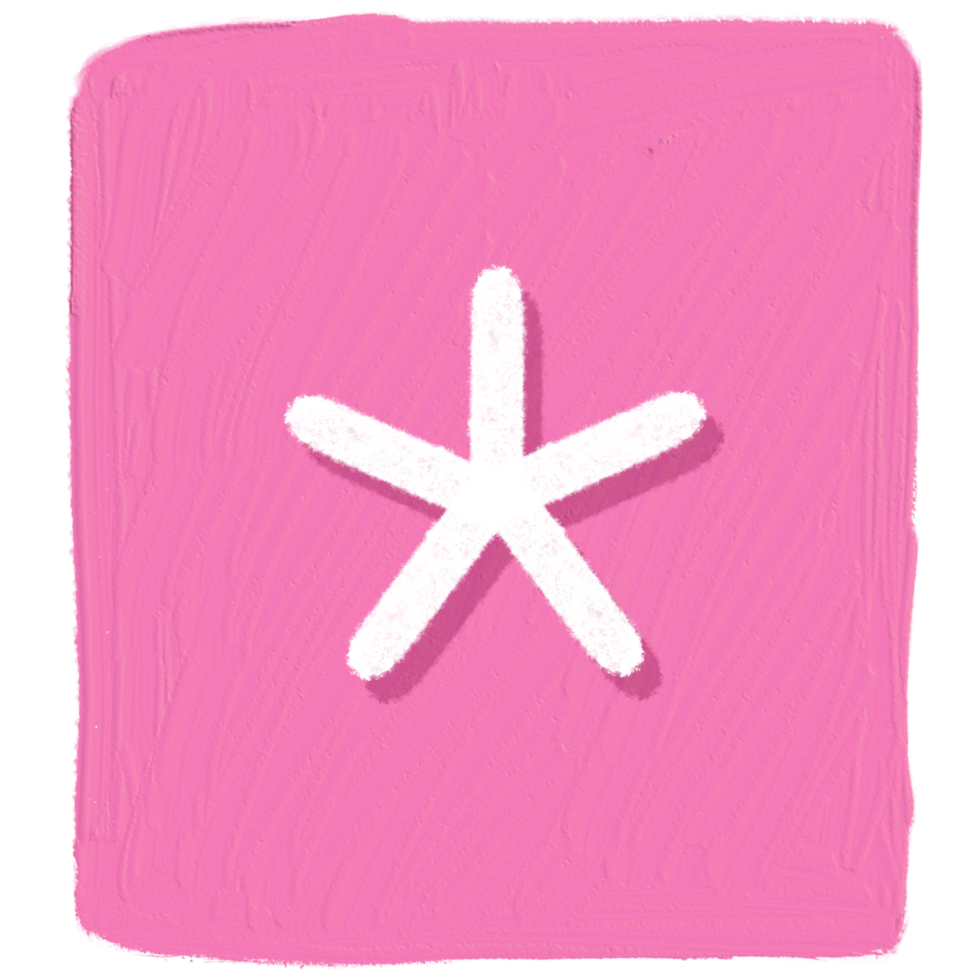 The asterisk sign is in the pink square. png