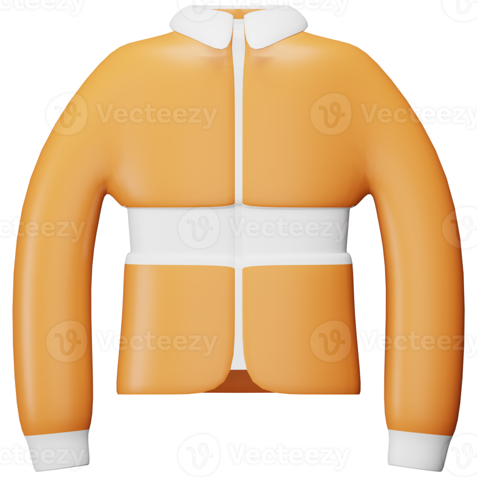 Winter Jacke 3d Rendern isometrisch Symbol. png