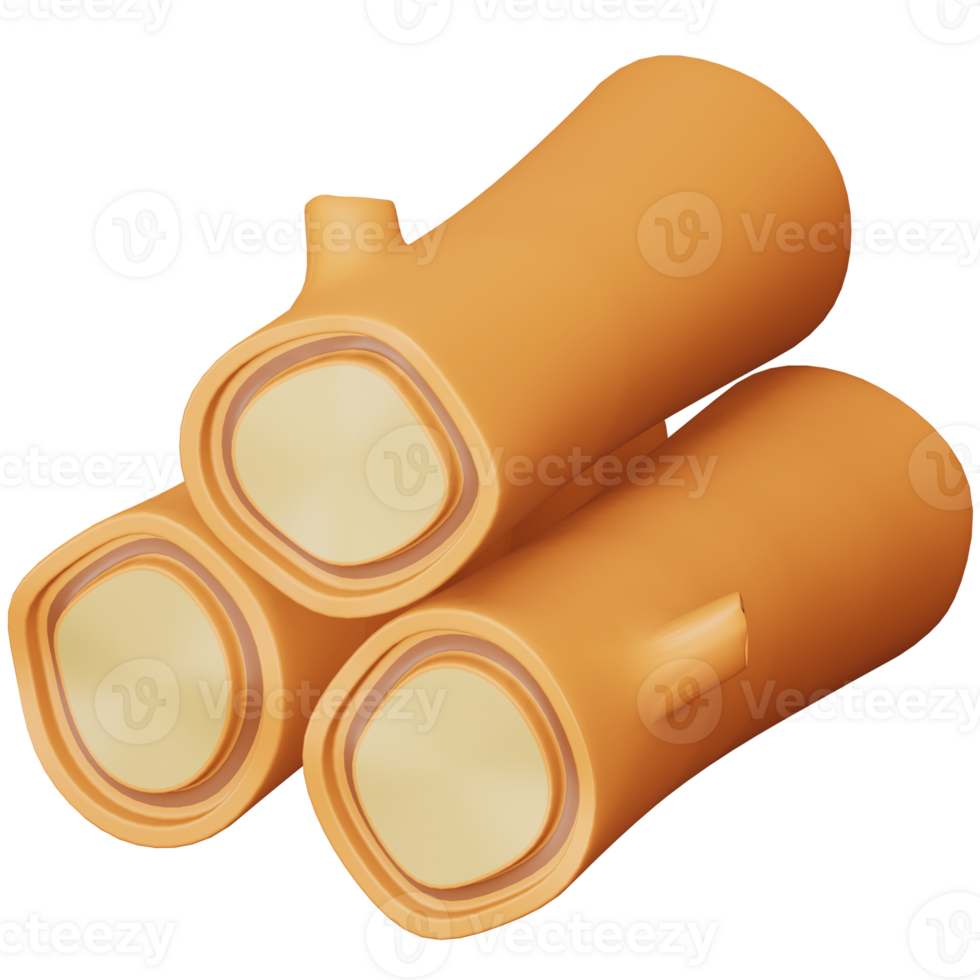 Wood 3d rendering isometric icon. png