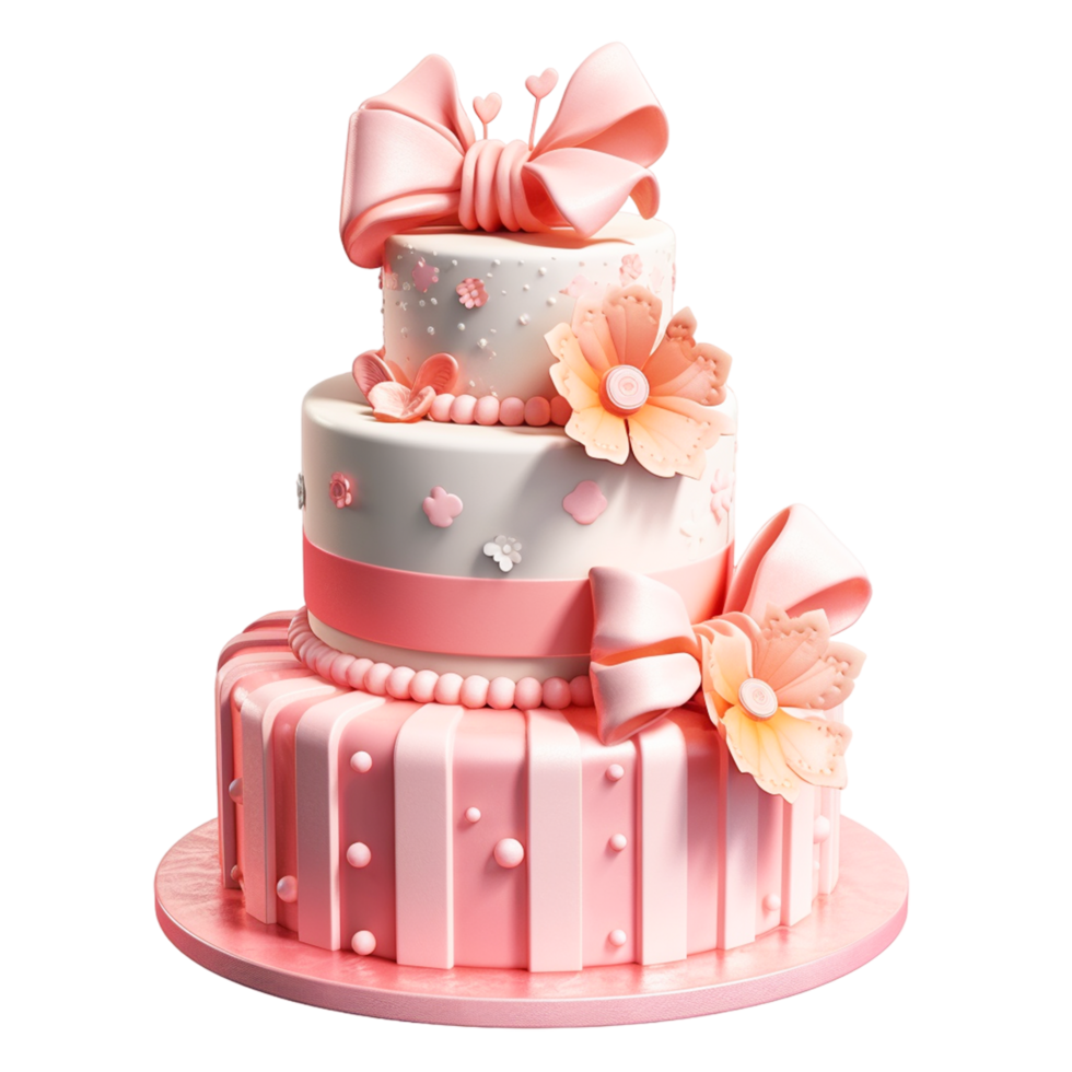 Happy Cakes エシャルプ　ピンク CURSIVE Happy Birthday Cake Topper - PINK | Bake Group