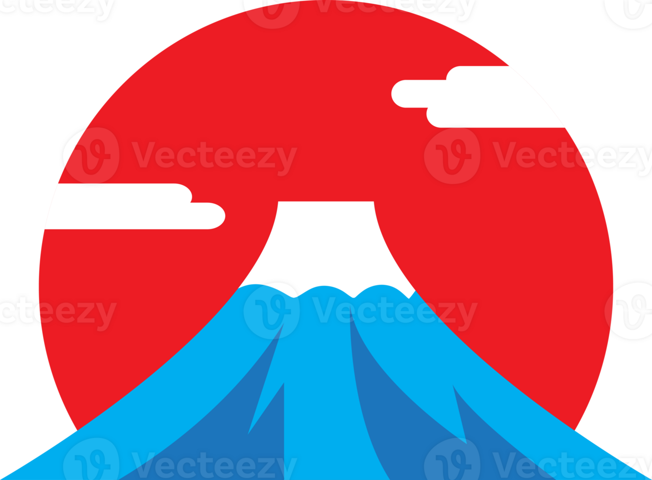 The  Japanese elements icon for decoration concept png