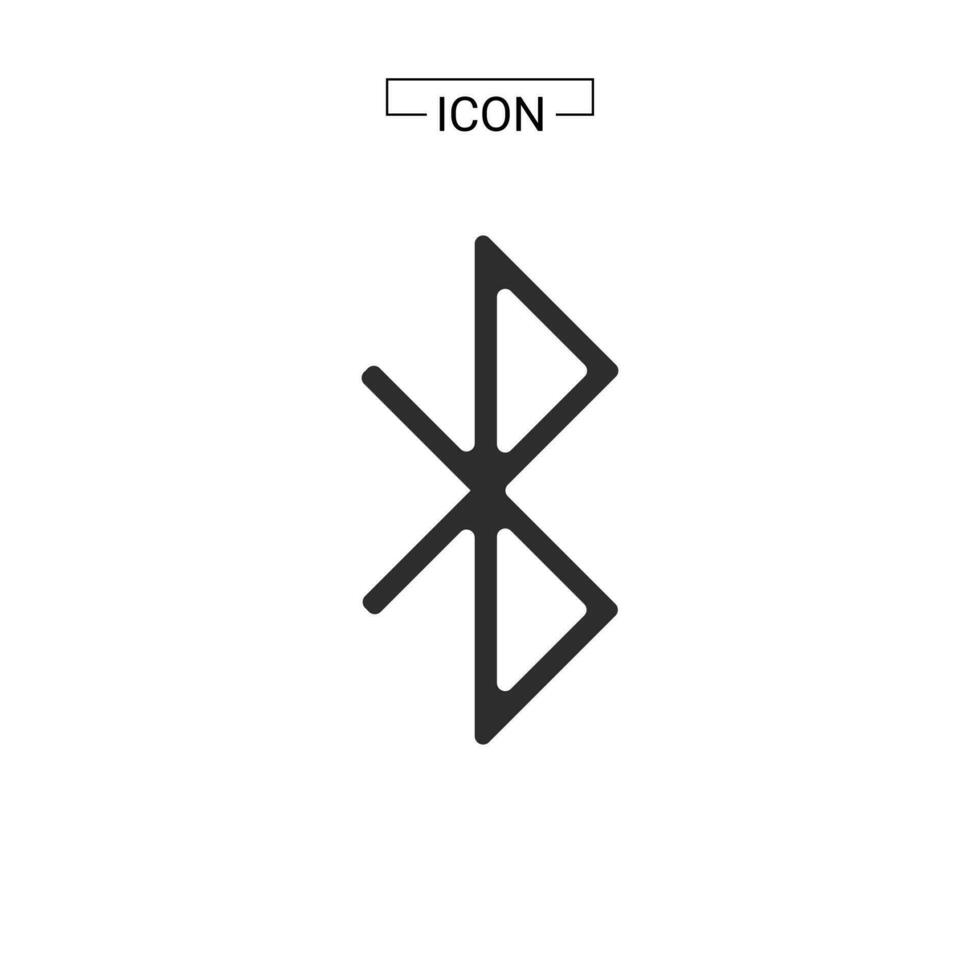 Bluetooth icon set vector graphic element