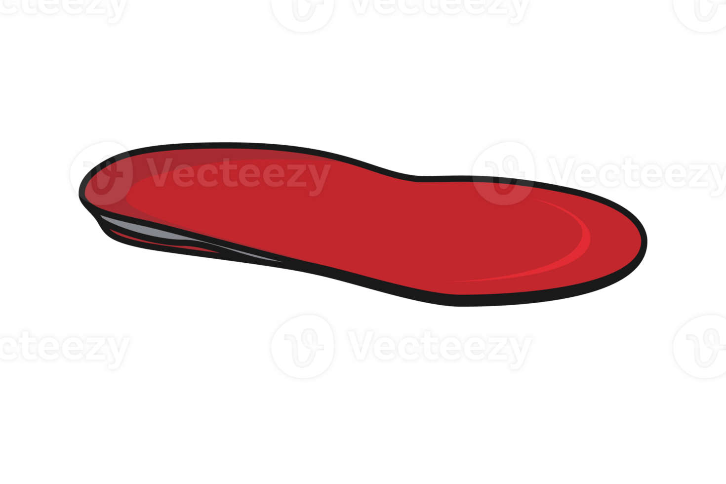 Comfortable shoes arch support insoles illustration. Fashion object icon concept. Two-layered shoe arch support insole design. png