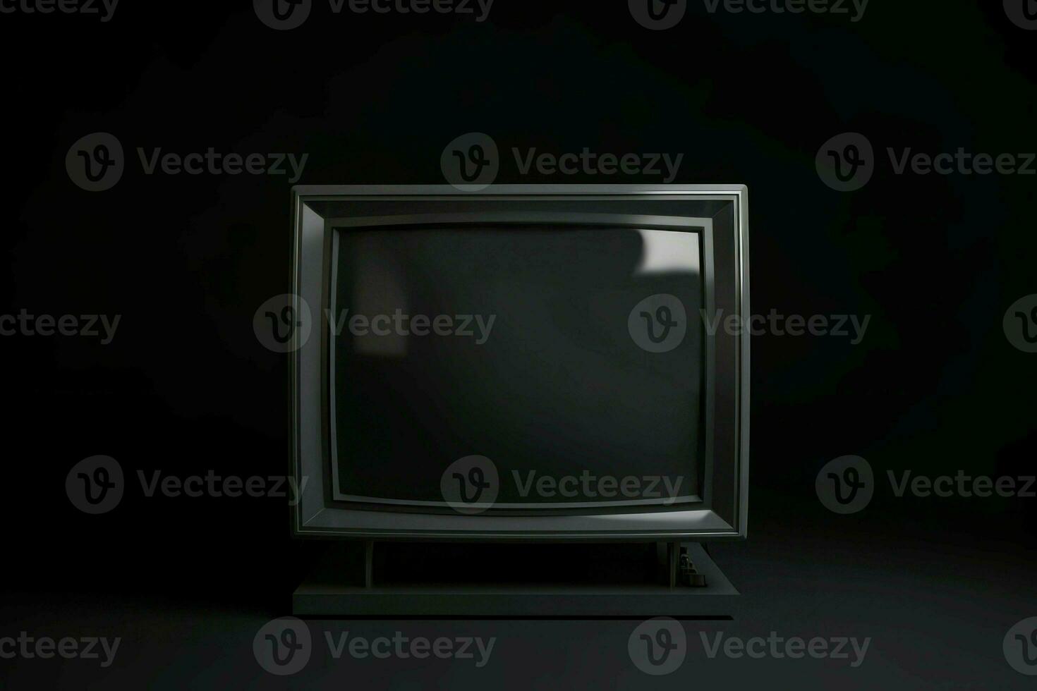 Retro tv set. Generate Ai photo