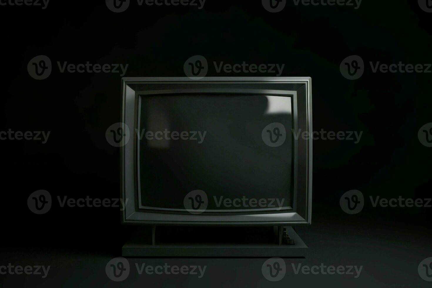 retro televisión colocar. generar ai foto