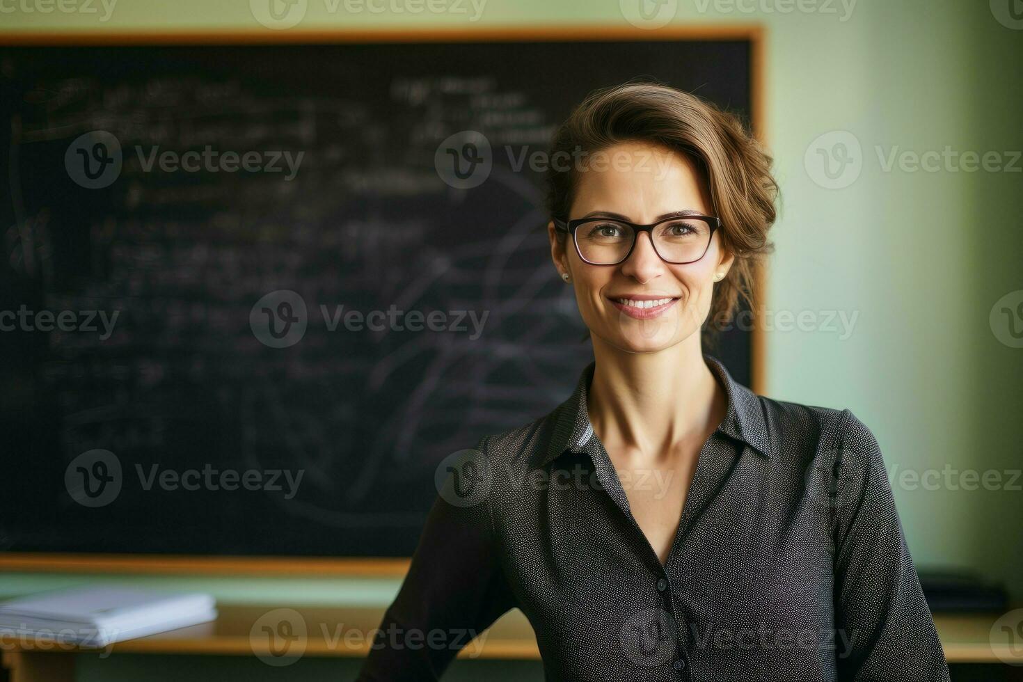 Female teacher agent. Generate Ai photo