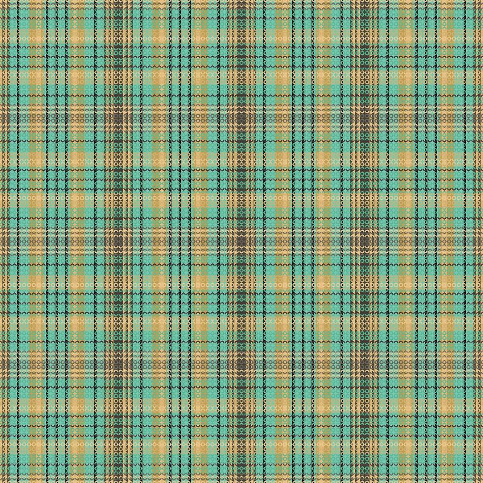 Tartan plaid pattern with texture and summer color. vector