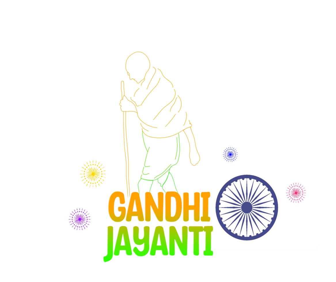 contento Gandhi Jayanti celebracion gratis png