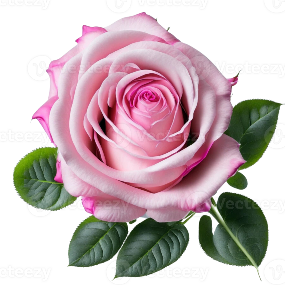 Vibrant Colored Roses AI Generated png