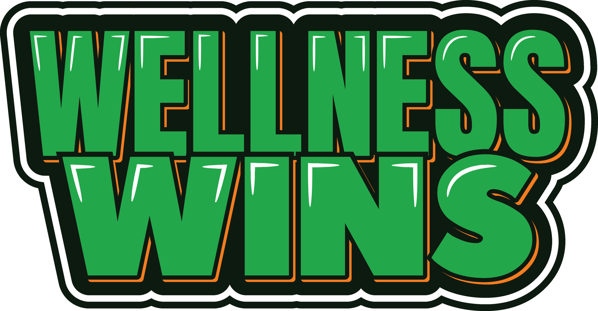 Wellness Wins Lettering Vector Design 28634985 Vector Art at Vecteezy