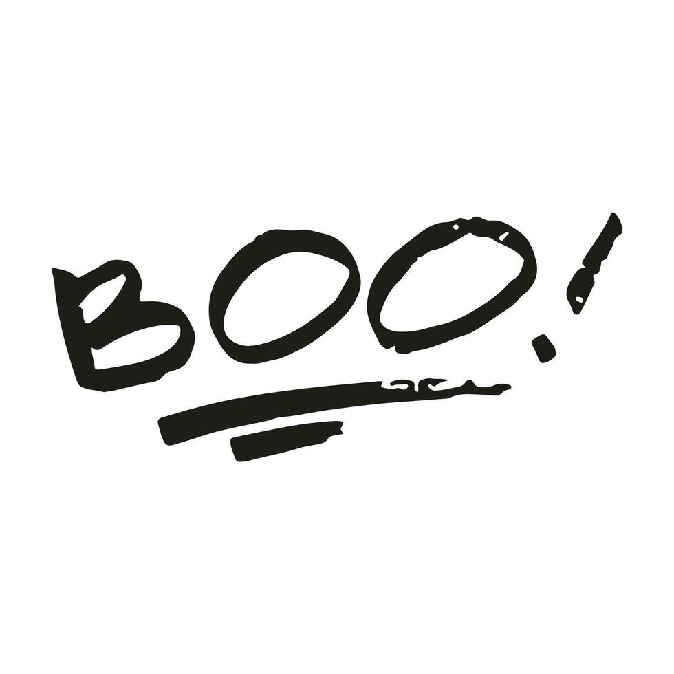 Slogan Halloween is a boo street style. vector