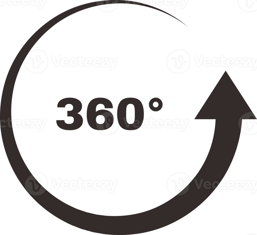360 degrees icon png