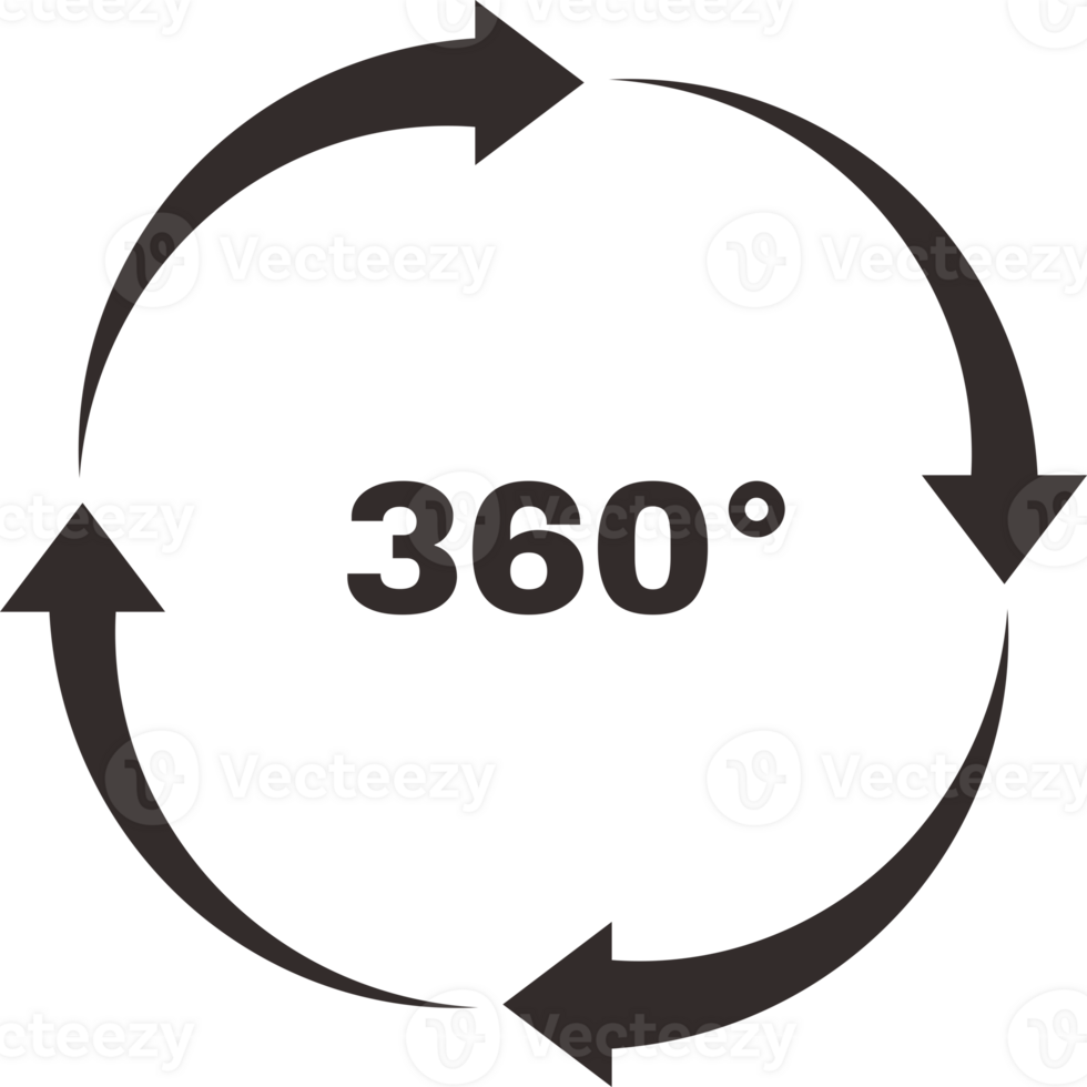 360 degrees icon png