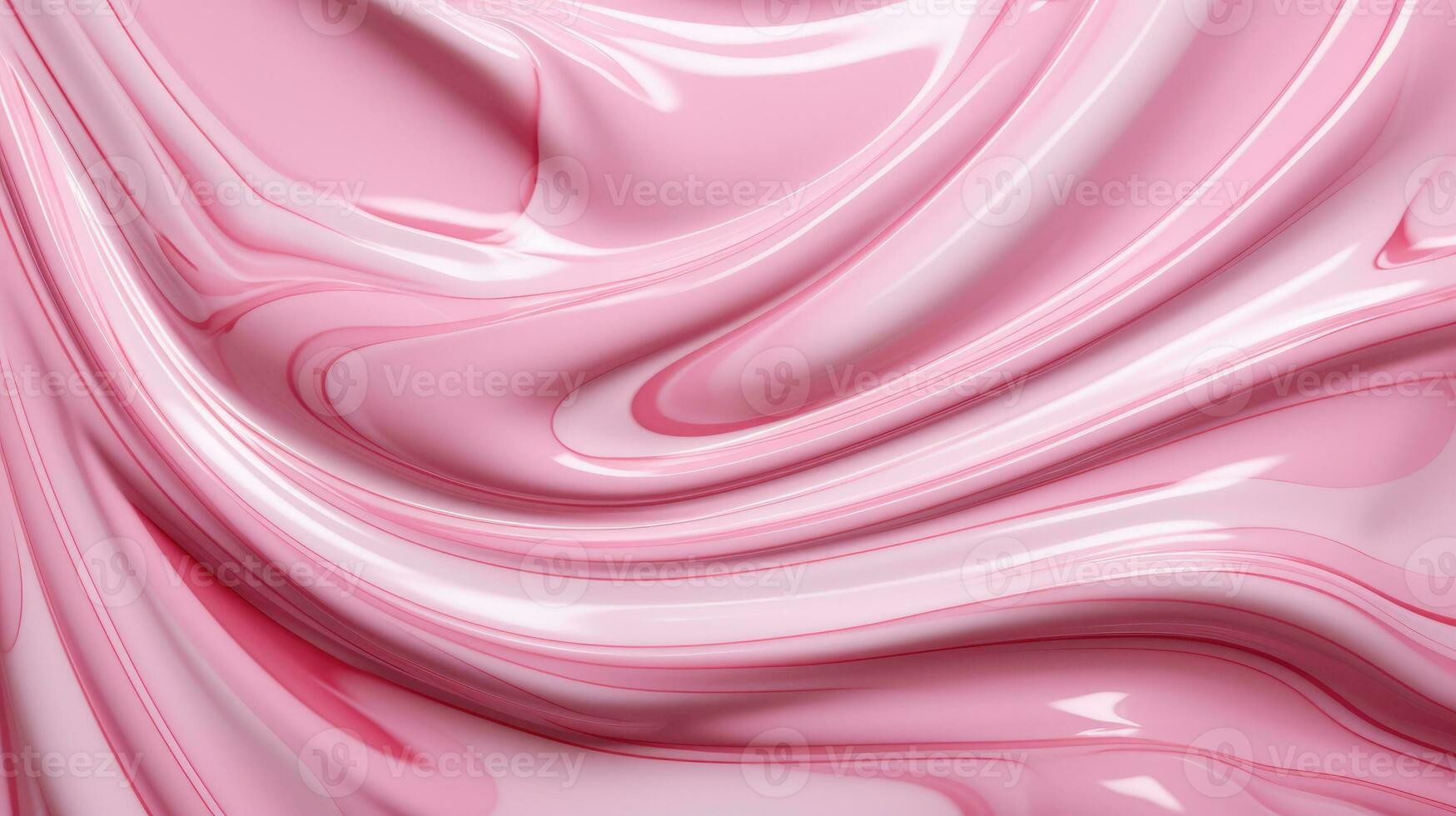 Beauty cream texture background. Pink color face cream lotion moisturizer smear photo