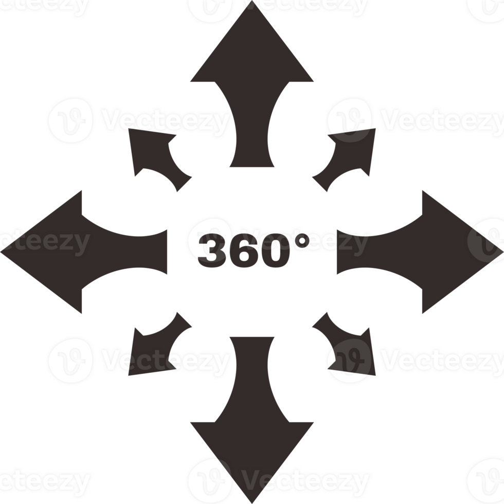 360 degrees icon png