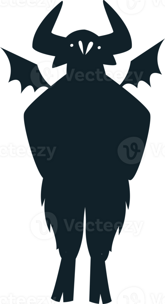 monster halloween silhouette png