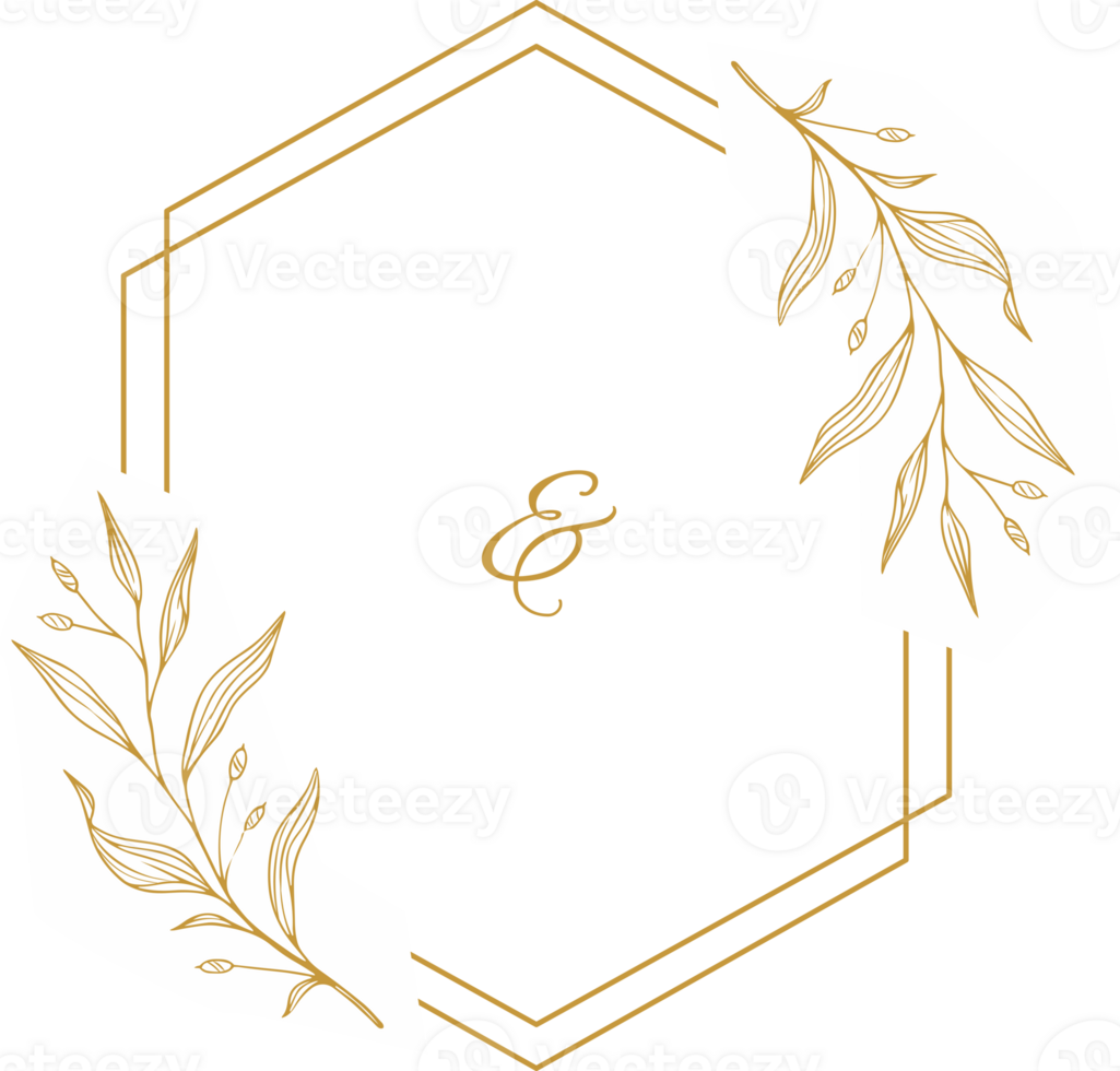 wedding floral ornament png