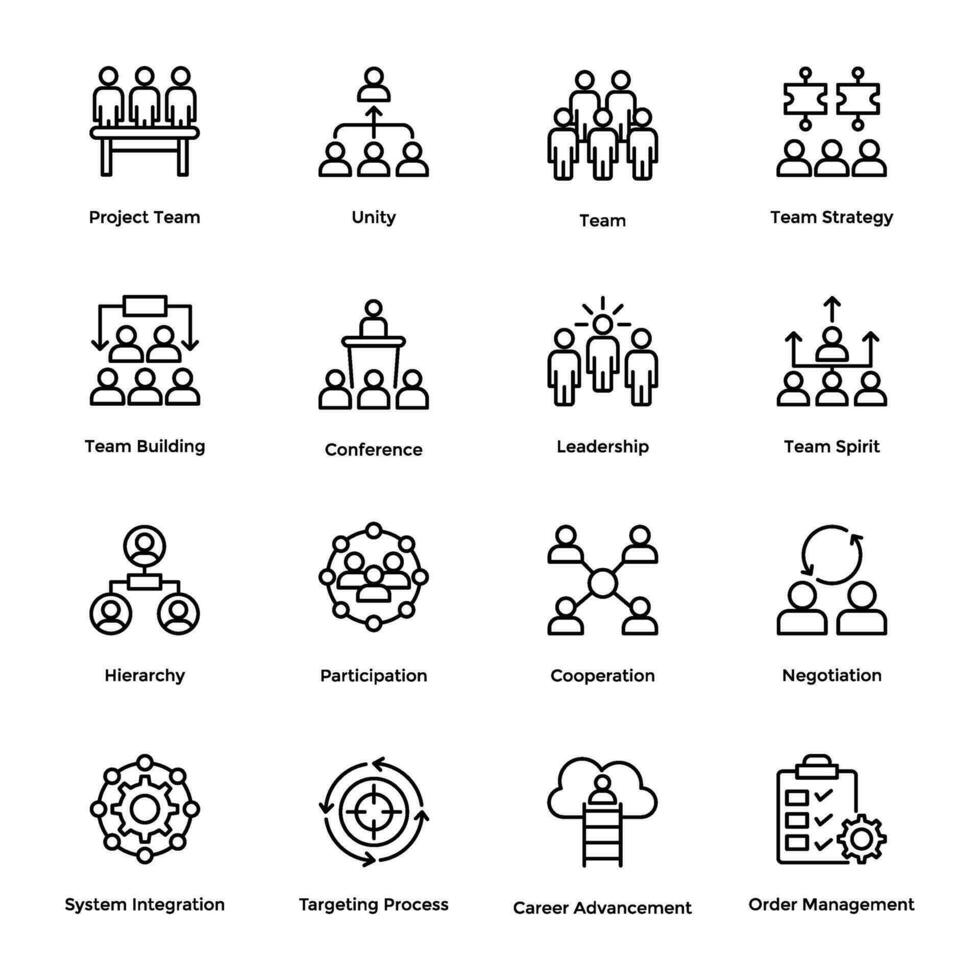 A Set Of Logistic Delivery Line Vector Icons