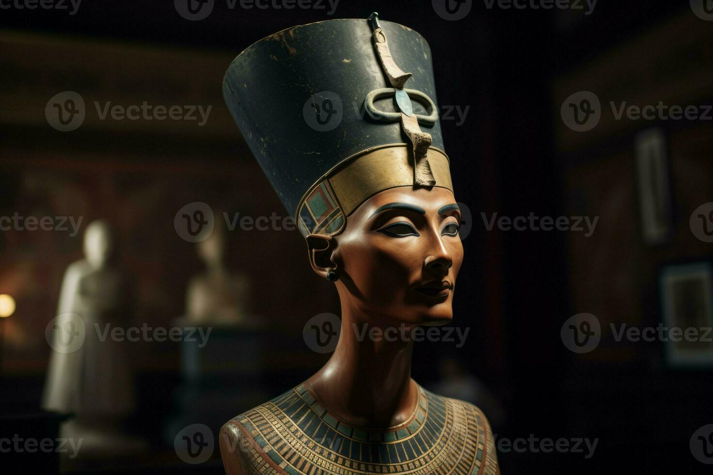 Queen nefertiti beauty. Generate Ai photo