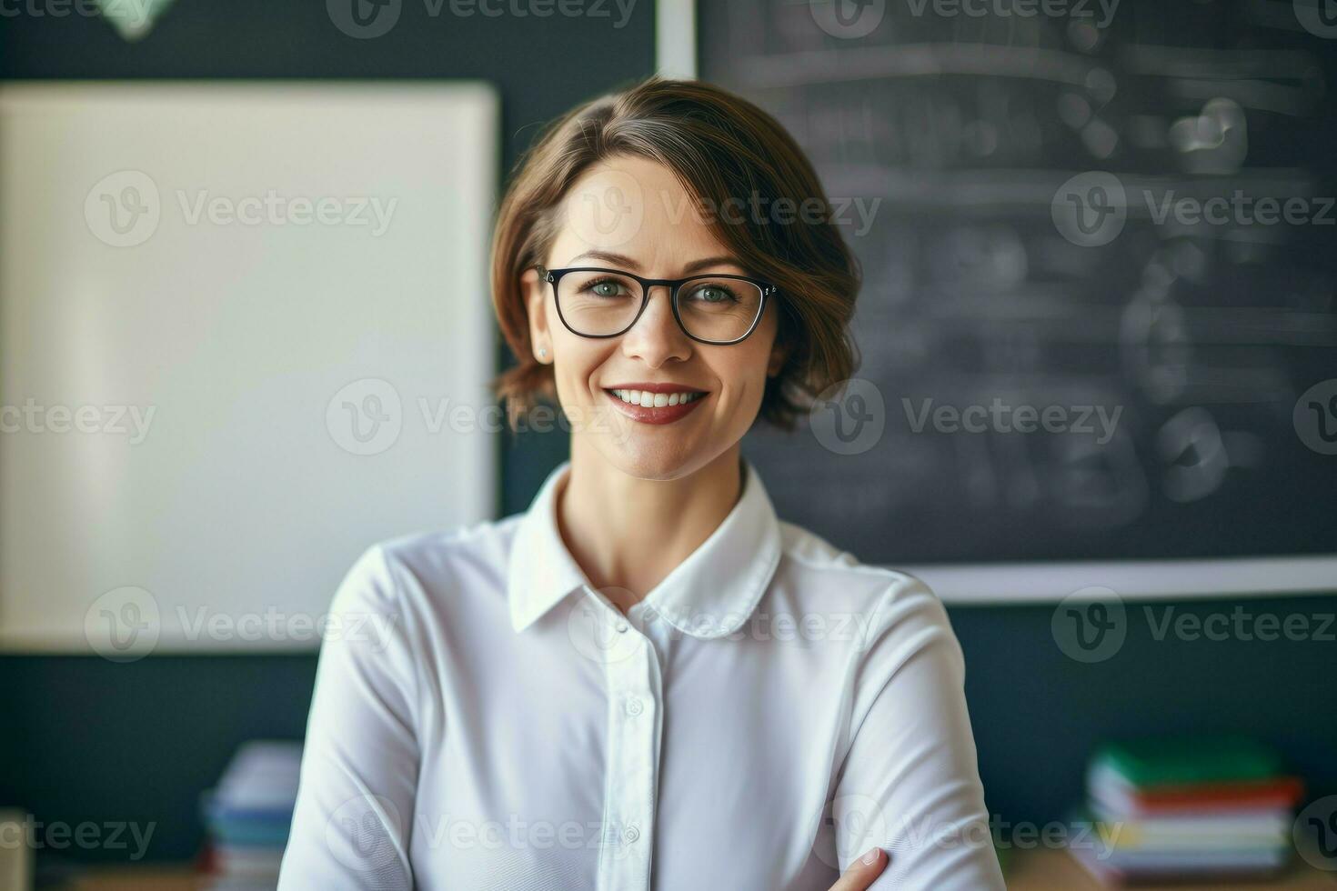 Female teacher germany. Generate Ai photo