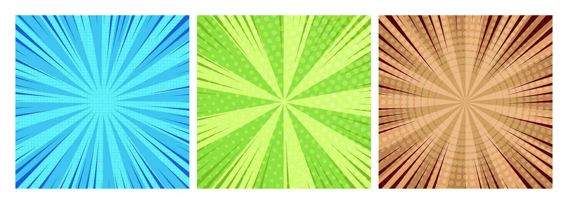Colorful comic book background in pop art style vector