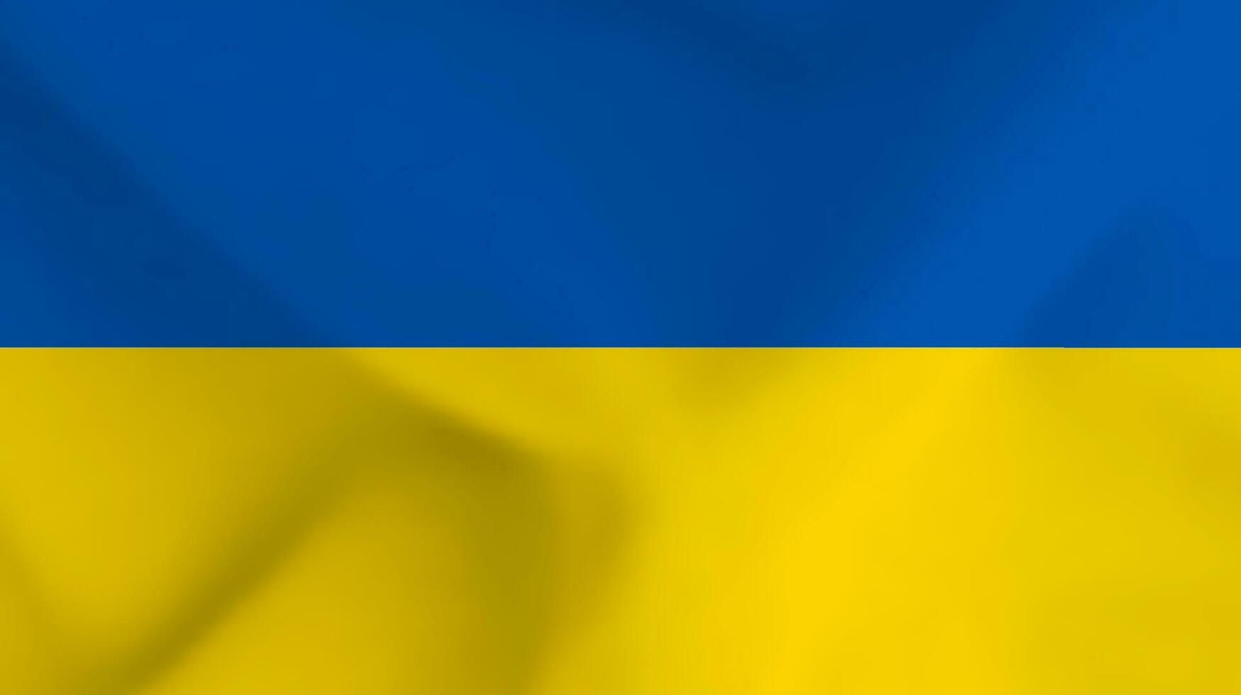 bandera nacional ucraniana. ondeando la bandera de ucrania. ilustración vectorial vector