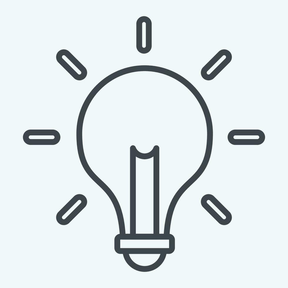 Icon Solution. related to Business Analysis symbol. line style simple design editable. simple illustration vector