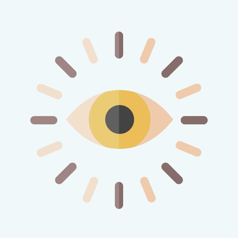 Icon Monitoring. related to Business Analysis symbol. flat style simple design editable. simple illustration vector