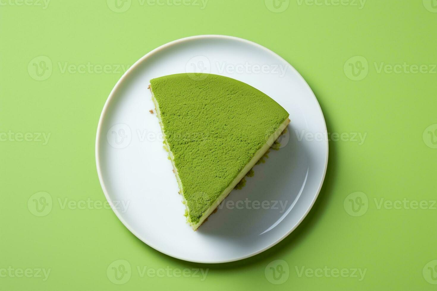 Vibrantly Colored Background with a Simple Top-Down Isolated View, Generative Ai photo