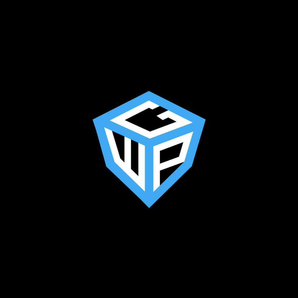 GWP letter logo vector design, GWP simple and modern logo. GWP luxurious alphabet design