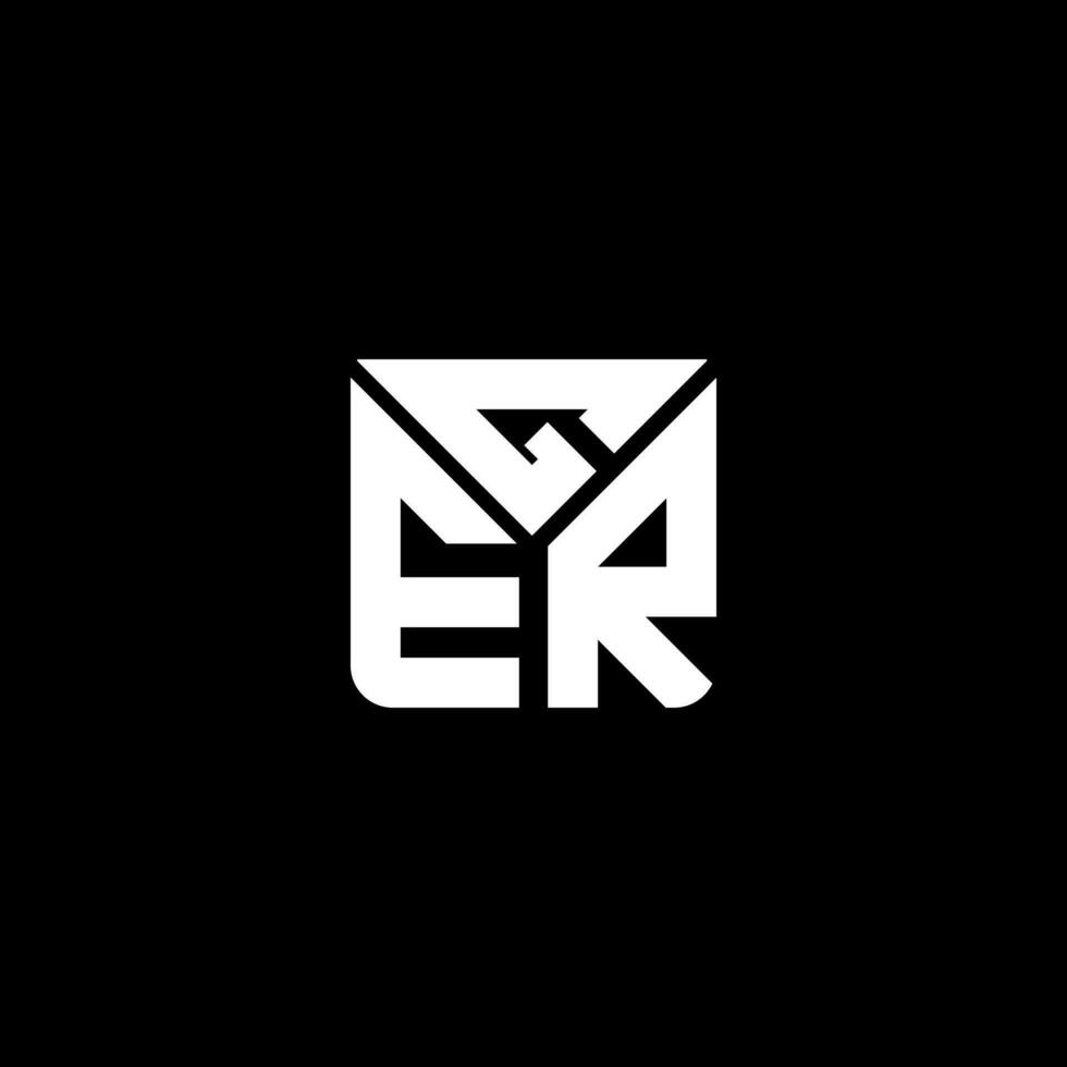 GER letter logo vector design, GER simple and modern logo. GER luxurious alphabet design