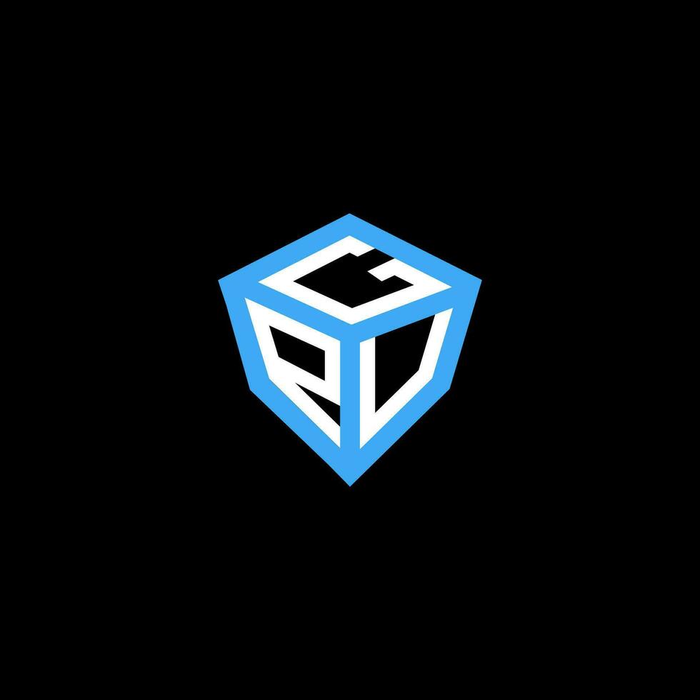 GPU letter logo vector design, GPU simple and modern logo. GPU luxurious alphabet design