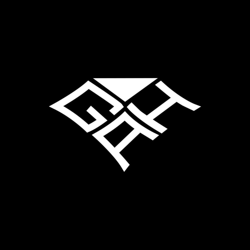 GAH letter logo vector design, GAH simple and modern logo. GAH luxurious alphabet design