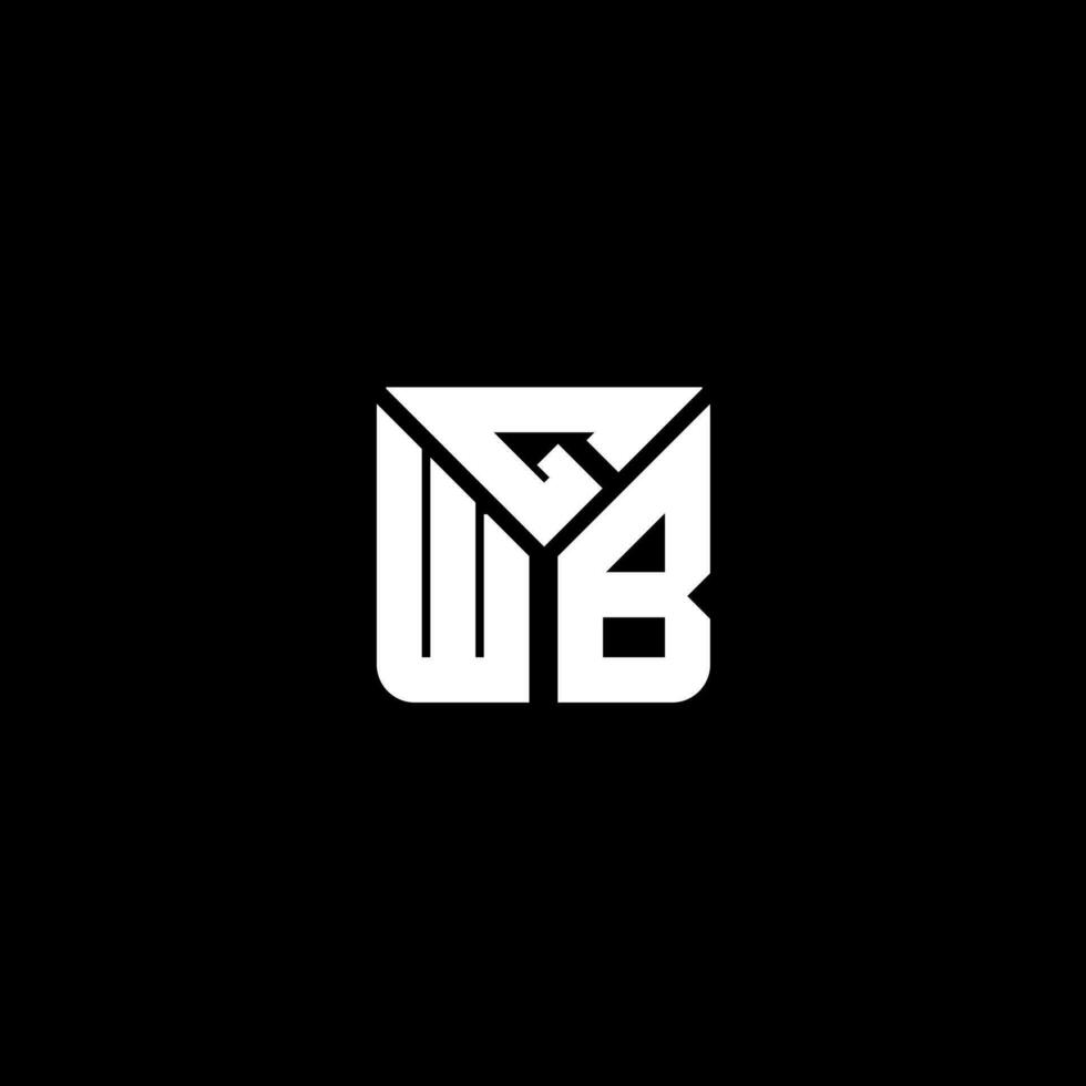 gwb letra logo vector diseño, gwb sencillo y moderno logo. gwb lujoso alfabeto diseño