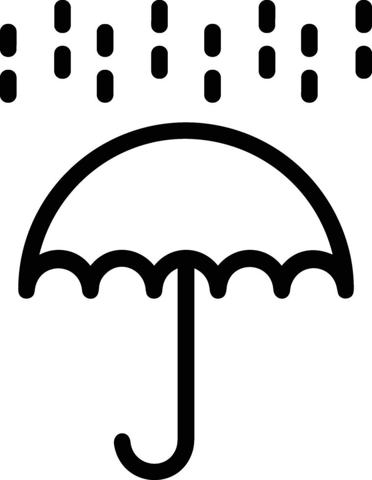 Umbrella protection icon symbol vector image. Illustration of the safety protect umbrella security design image