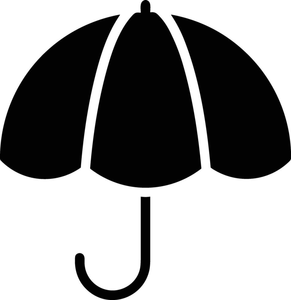 Umbrella protection icon symbol vector image. Illustration of the safety protect umbrella security design image