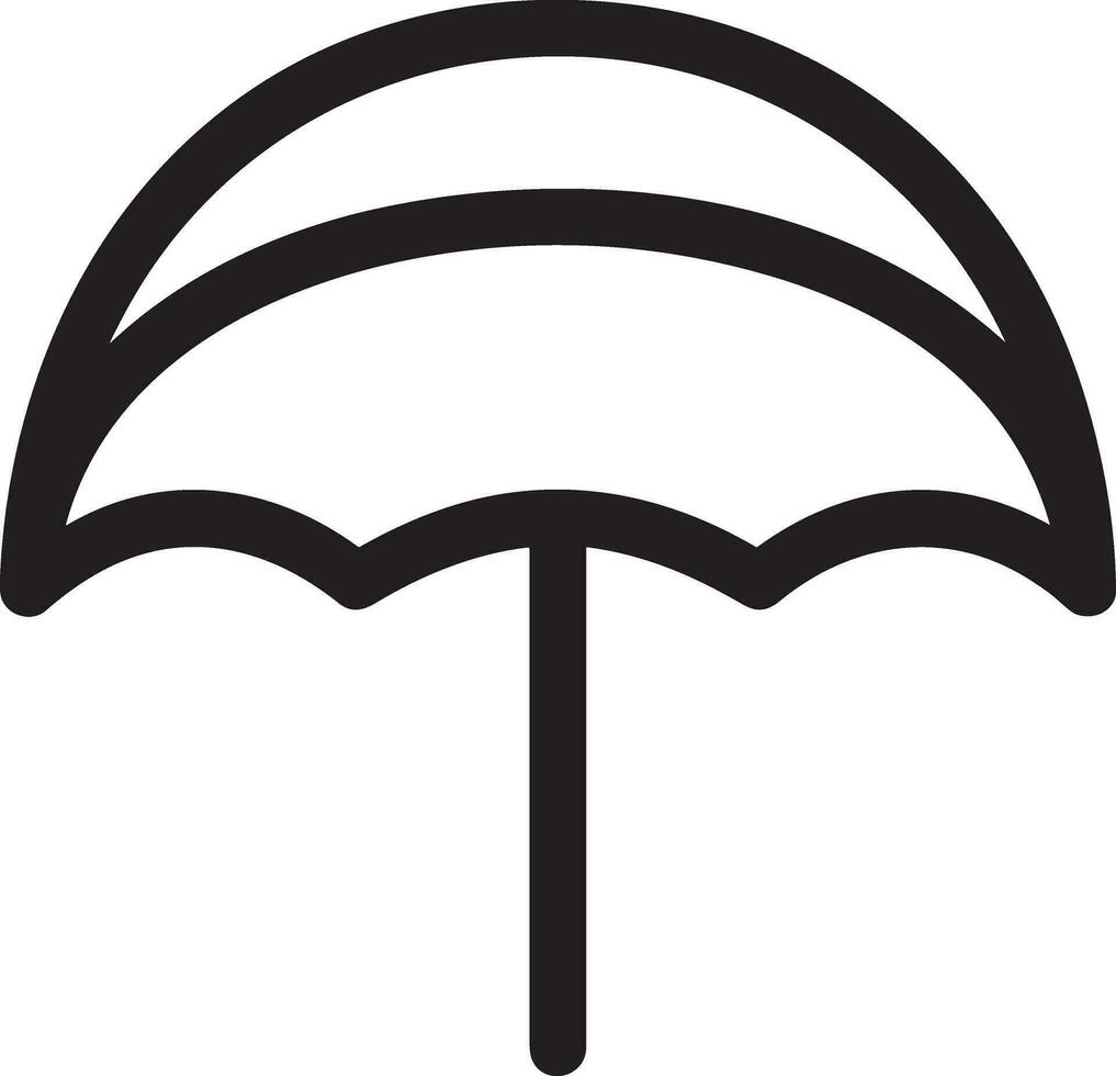 Umbrella protection icon symbol vector image. Illustration of the safety protect umbrella security design image