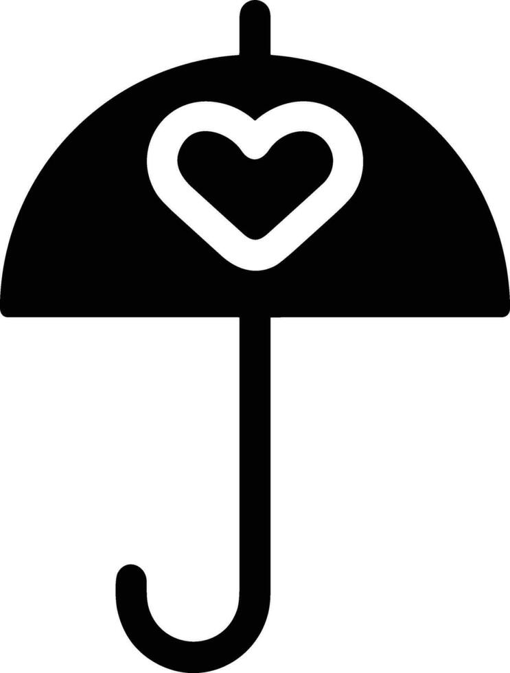 Umbrella protection icon symbol vector image. Illustration of the safety protect umbrella security design image