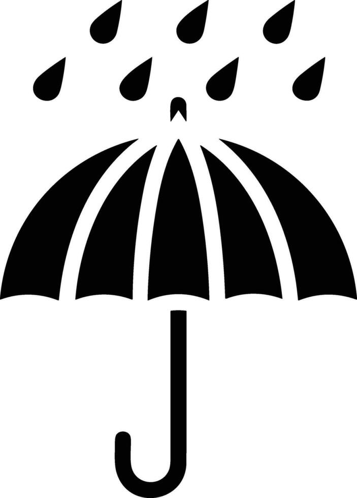 Umbrella protection icon symbol vector image. Illustration of the safety protect umbrella security design image