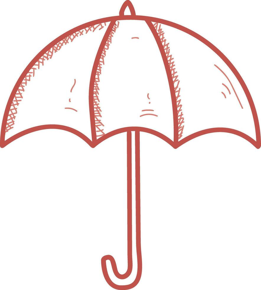 Umbrella protection icon symbol vector image. Illustration of the safety protect umbrella security design image