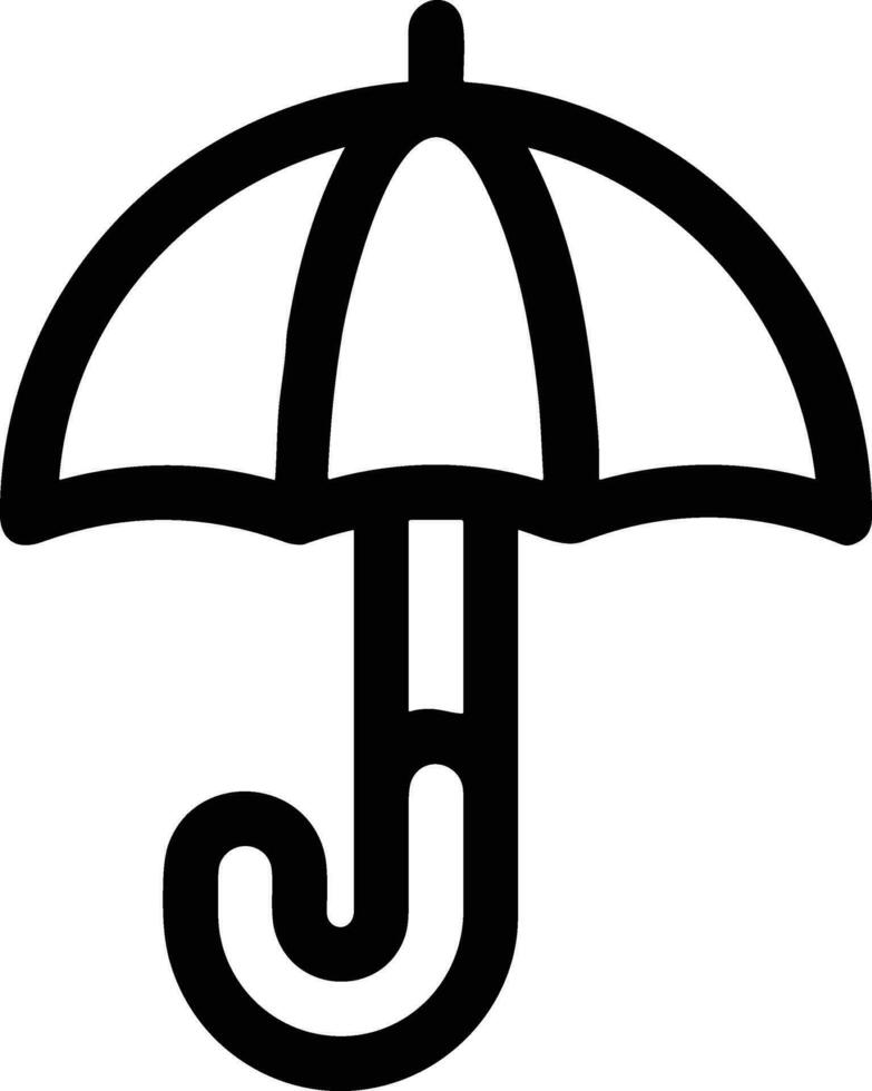 Umbrella protection icon symbol vector image. Illustration of the safety protect umbrella security design image